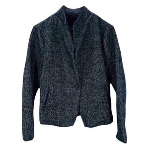 Silvain Heach Marled Blue and White Lined Jacket Blazer size Large